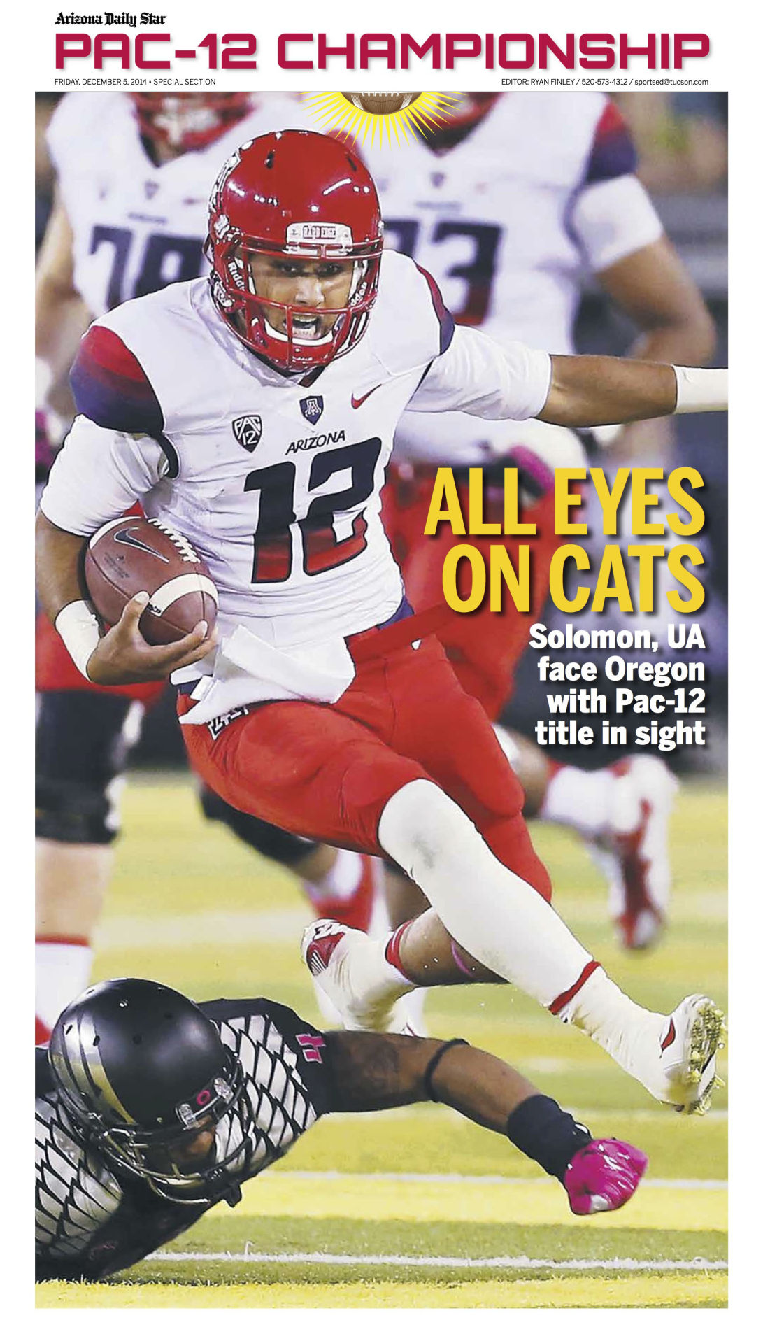 College football special section cover